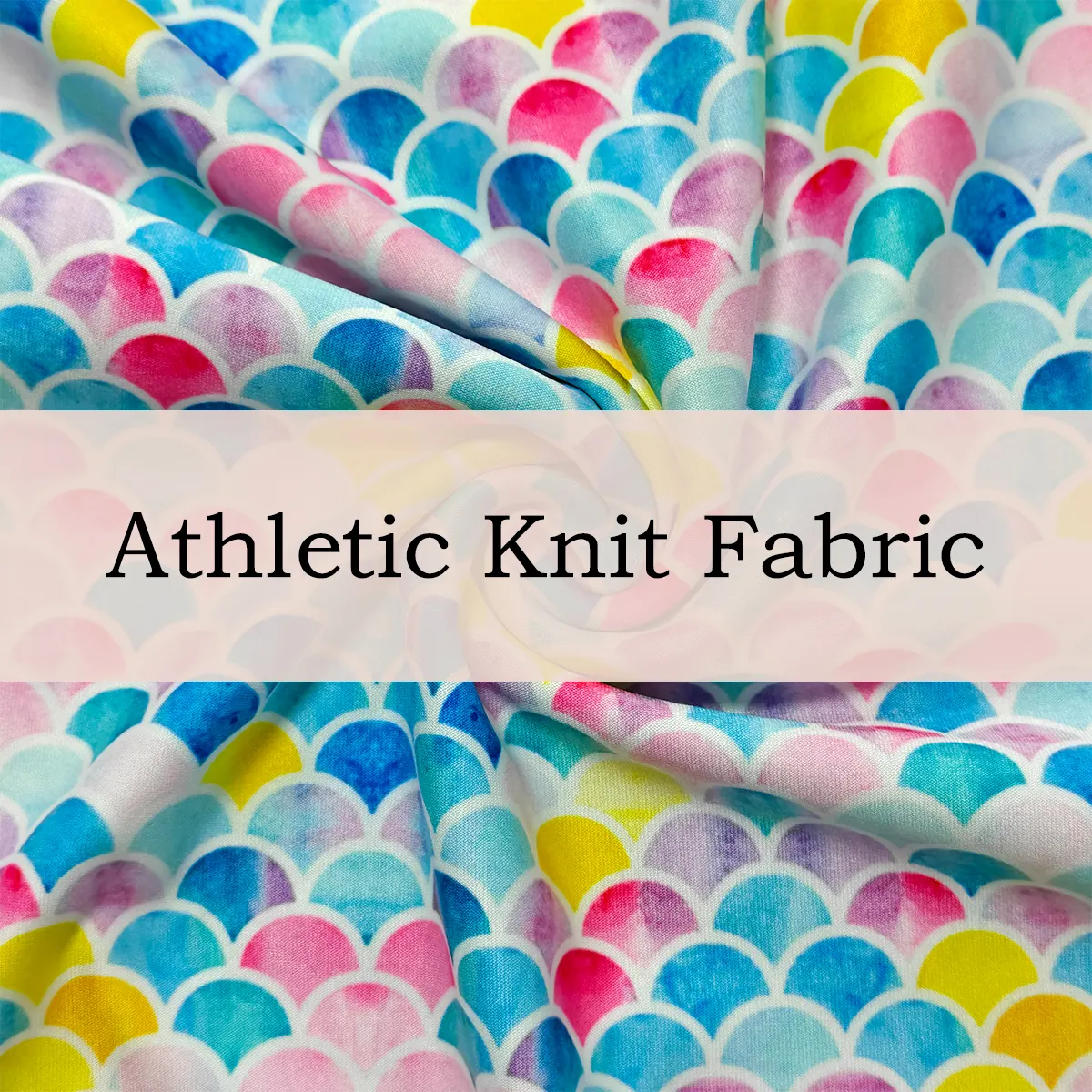 Custom Printed Athletic Knit Fabric | High-Performance Digital Print Fabric for Sportswear