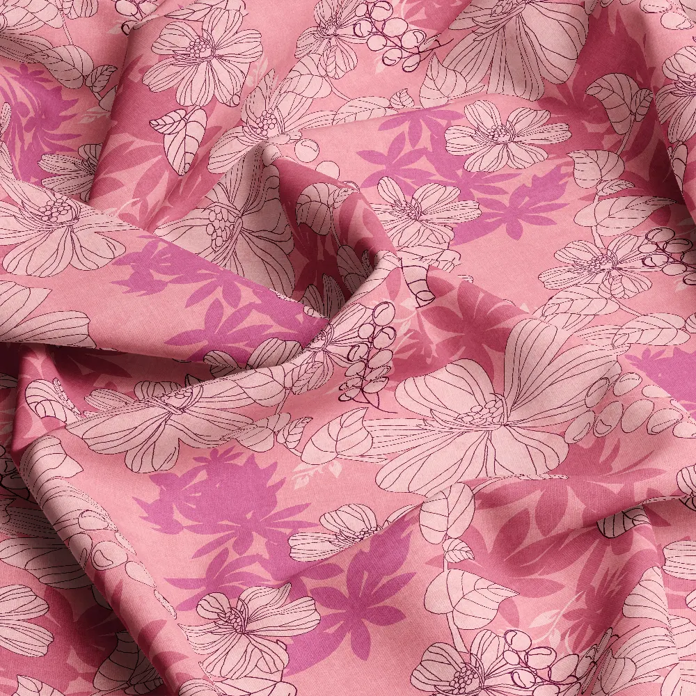 Ornamental Floral Seamless Pattern – Custom Print Fabrics