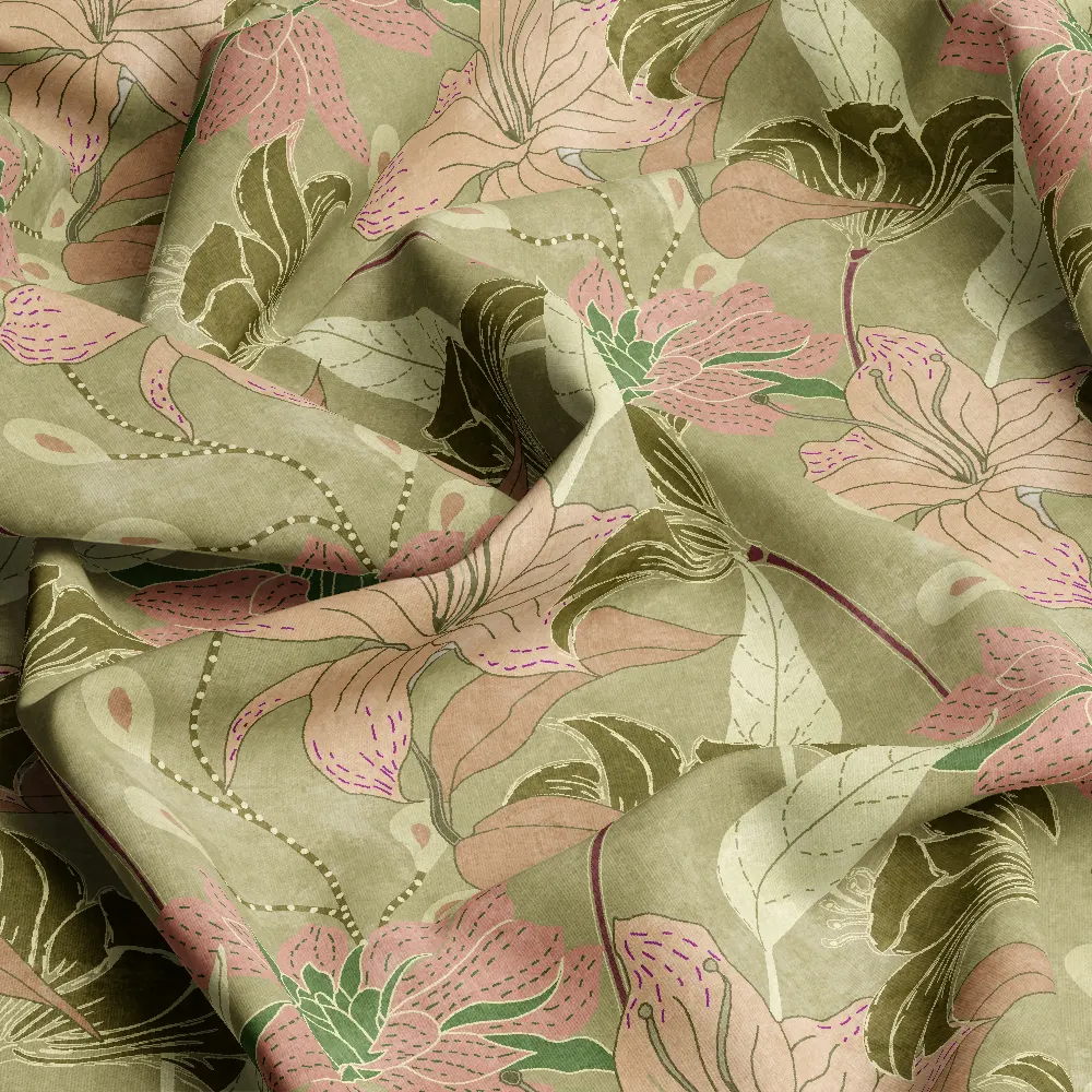Timeless Vintage Floral Seamless – Custom  Print Fabrics
