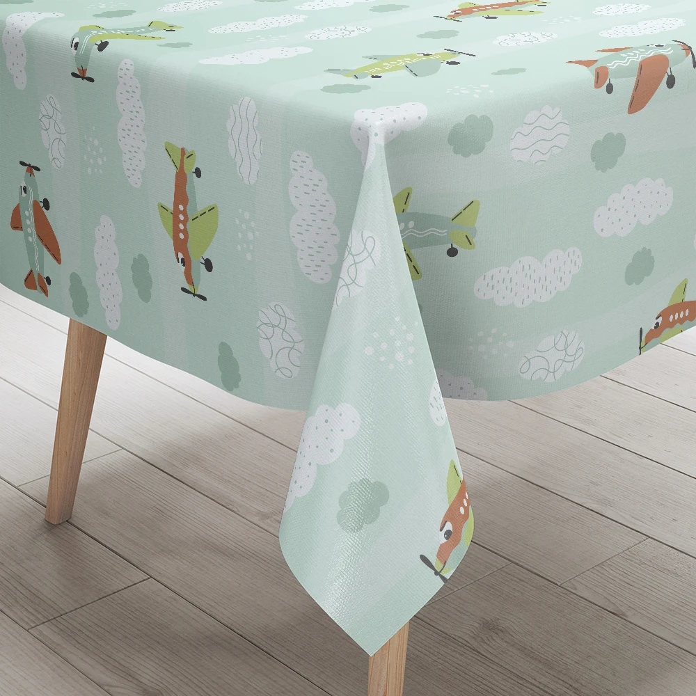 Tablecloth – Baby Airplanes & Cloud Aviation
