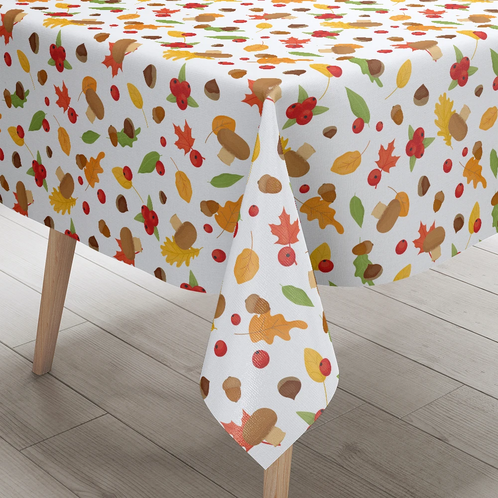 Tablecloth – Colorful Fall Season Vector Icons