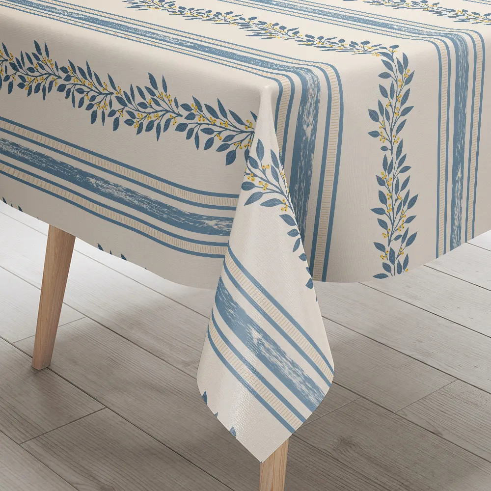 Tablecloth – Cute Vintage Floral Stripes