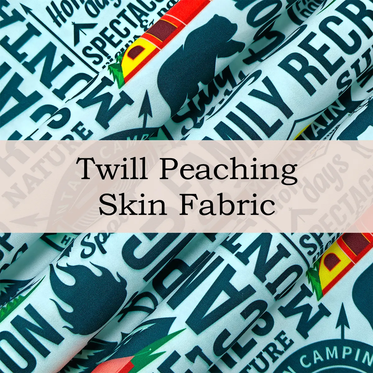 Custom Printed Twill Peaching Skin Fabric – Soft-Touch, Elegant Drape & Personalized for Shirts, Dresses & Sleepwear