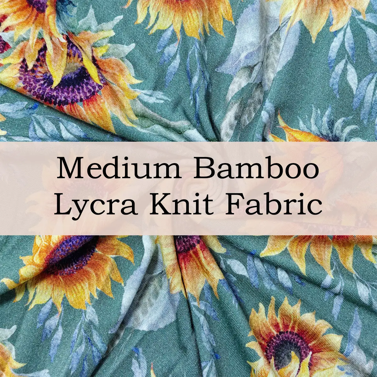 Custom Printed Bamboo Lycra Fabric | Soft, Stretchy & Breathable for Tops & Loungewear