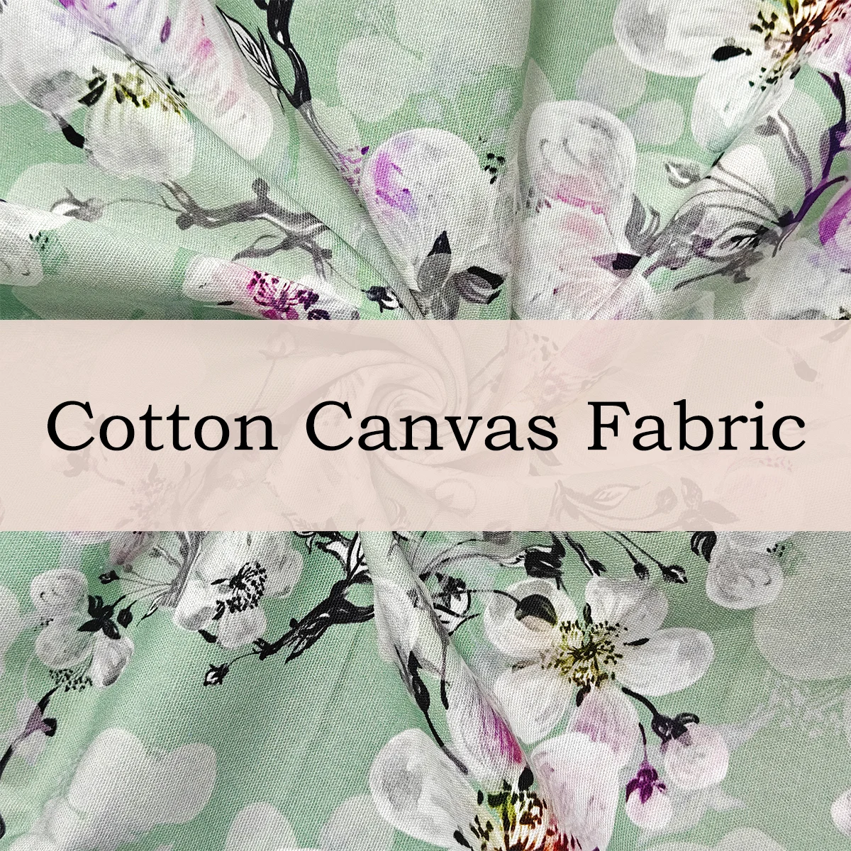 Custom Cotton Canvas Fabric | Durable, Strong & Wear-Resistant for Bags, Tents & More