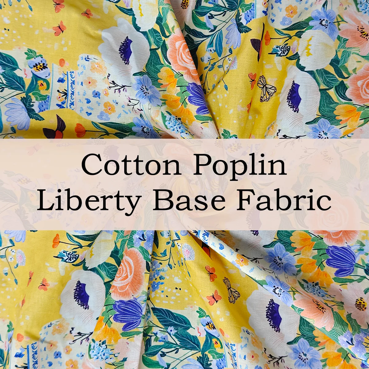 Custom Printed Medium Cotton Lawn Fabric | Lightweight & Breathable