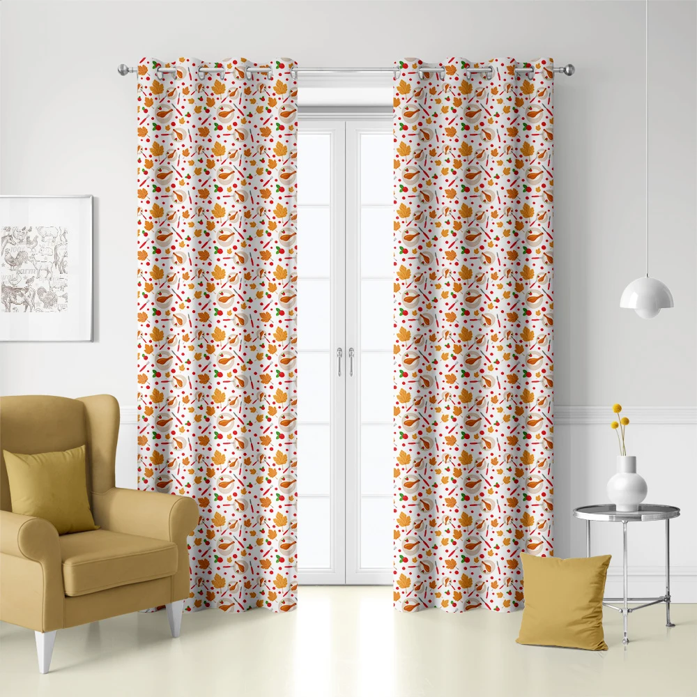 Curtain – Thanksgiving Harvest Holiday