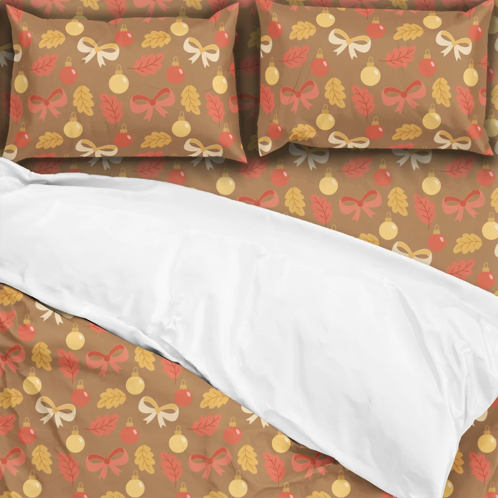 Bedding Set – Rustic Autumn Leaves Bows & Baubles