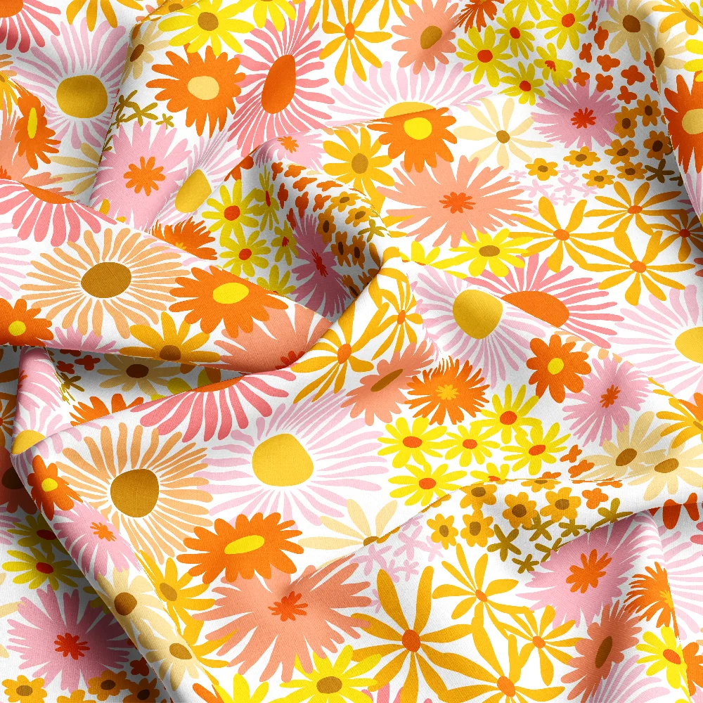 Wild Meadow Ditsy Flowers Summer Print – Custom Fabrics