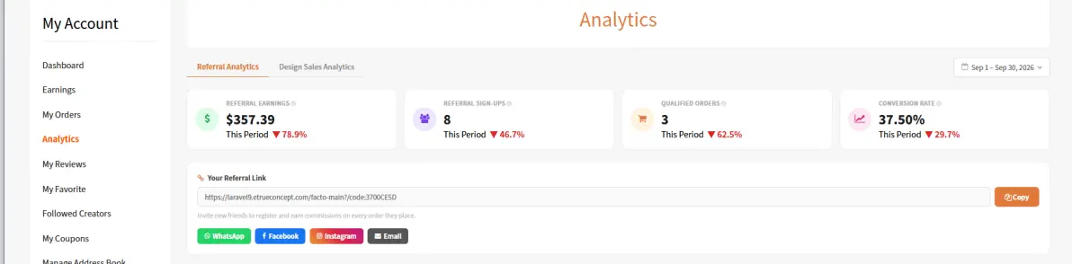 Referral Analytics