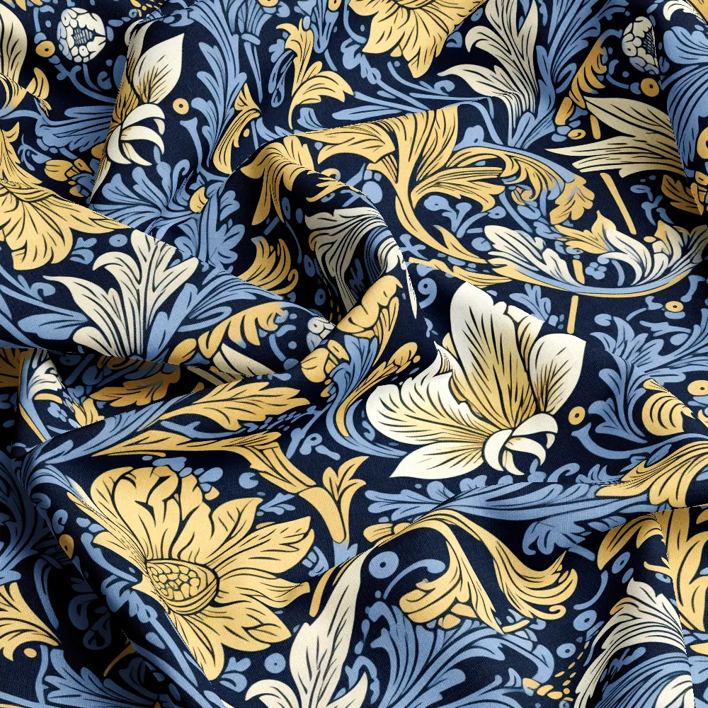 William Morris Vintage Floral – Custom Print Fabrics