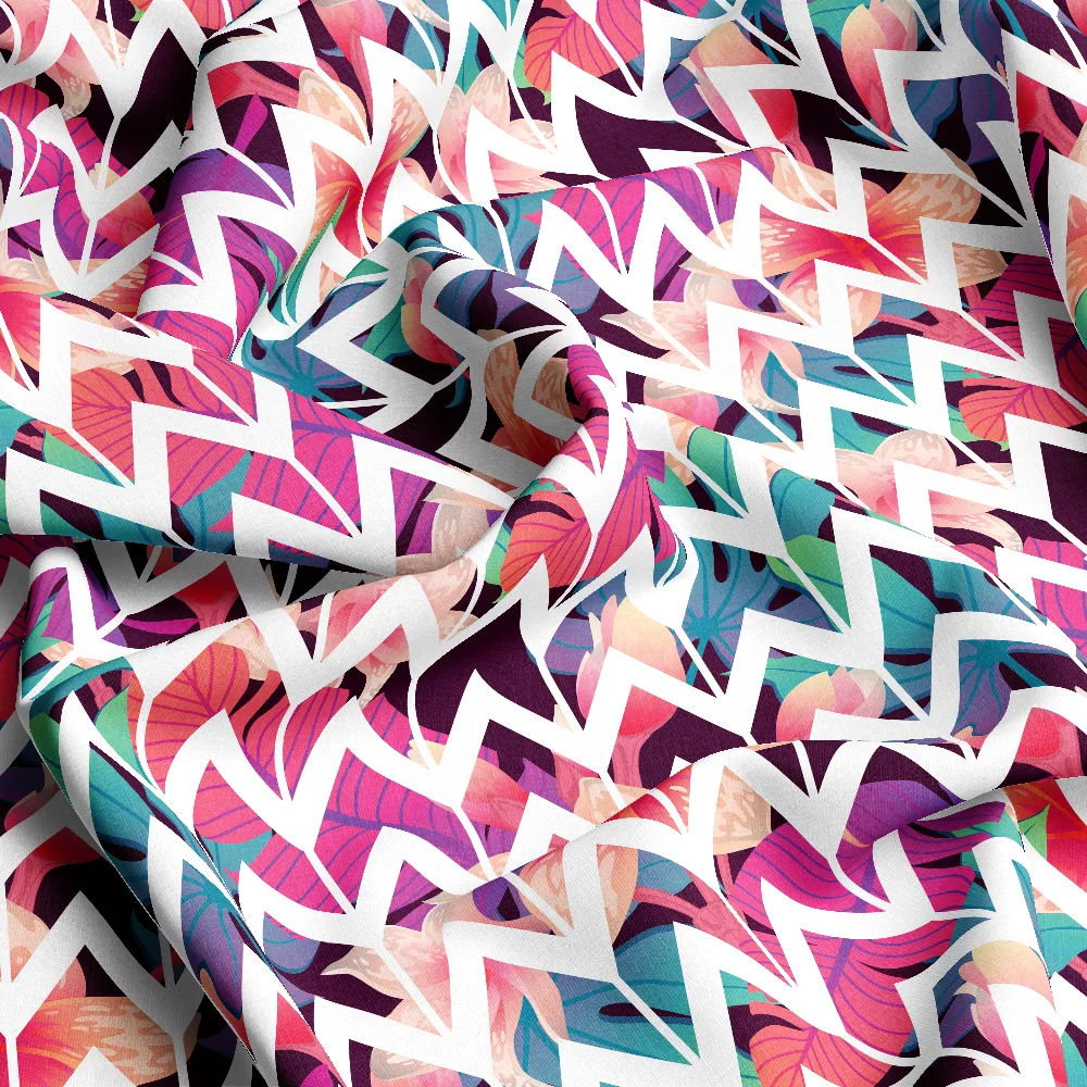 Colorful Geometric Pattern Design – Custom Print Fabrics
