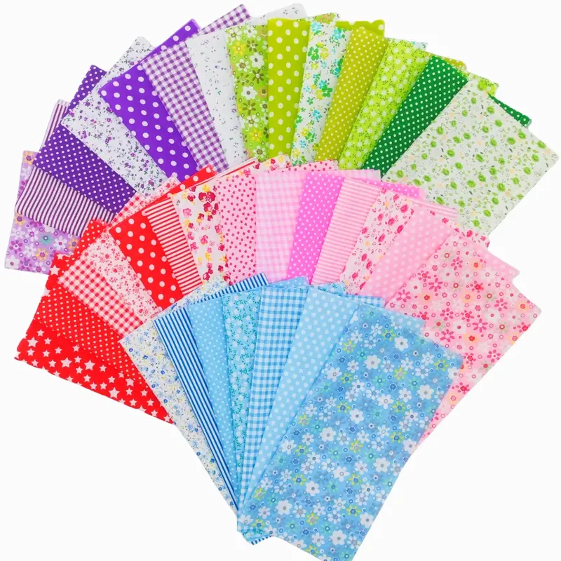100% Cotton Patchwork Fabric Bundles – Vintage Craft Squares